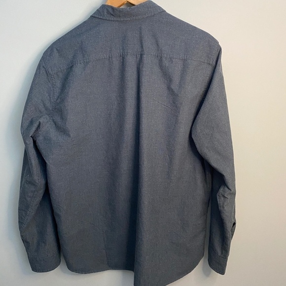 Levi's Men's Heavy Charcoal Gray Long Sleeve Button Up Shirt Size X-large - Picture 5 of 12